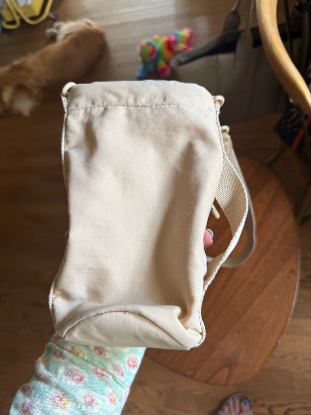 BEIS Cream Crossbody Water Bottle Holder Bag - Picture 2 of 5